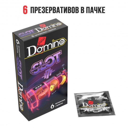 Ароматизированные презервативы DOMINO  Фруктовый слот  - 6 шт. - Domino - купить с доставкой в Сызрани