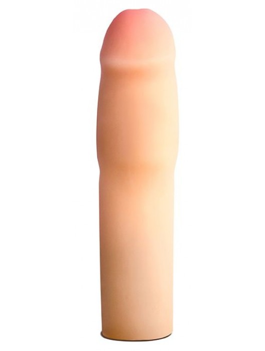 Телесная насадка-удлинитель на пенис PERFORMANCE 1.5INCH COCK XTENDER - 16 см. - Blush Novelties - в Сызрани купить с доставкой