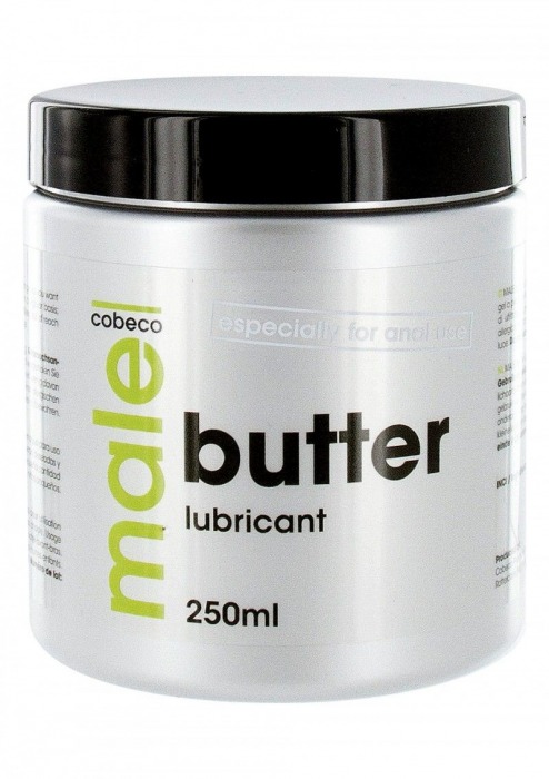 Анальный лубрикант MALE Cobeco Butter Lubricant - 250 мл. - Cobeco - купить с доставкой в Сызрани