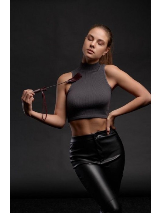 Бордовый стек Ladys Arsenal - 24 см. - БДСМ Арсенал - купить с доставкой в Сызрани