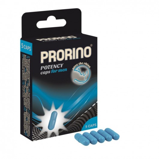 БАД для мужчин ero black line PRORINO Potency Caps for men - 5 капсул - Ero - купить с доставкой в Сызрани