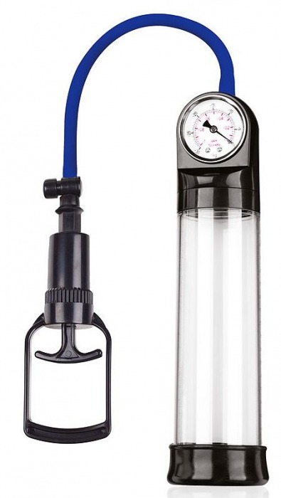 Прозрачная вакуумная помпа Sex Expert с манометром - Sex Expert - в Сызрани купить с доставкой
