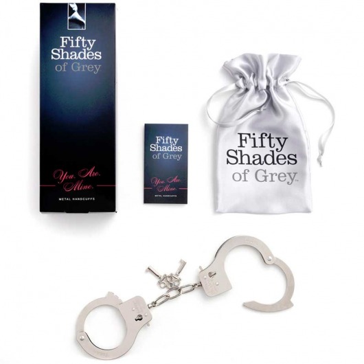 Металлические наручники Metal Handcuffs - Fifty Shades of Grey - купить с доставкой в Сызрани