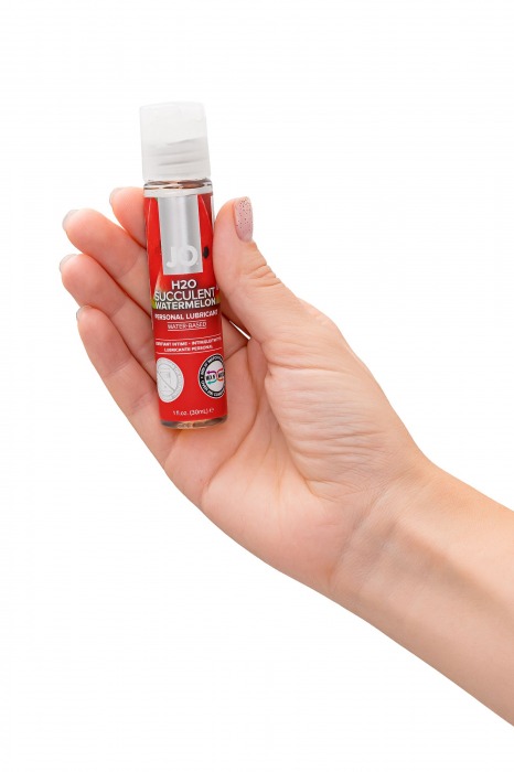 Лубрикант с ароматом арбуза JO Flavored Watermelon - 30 мл. - System JO - купить с доставкой в Сызрани