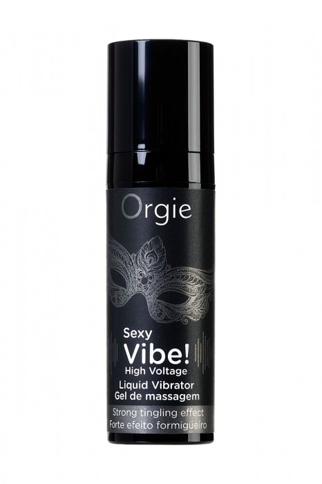 Гель для массажа ORGIE Sexy Vibe High Voltage с эффектом вибрации - 15 мл. - ORGIE - купить с доставкой в Сызрани
