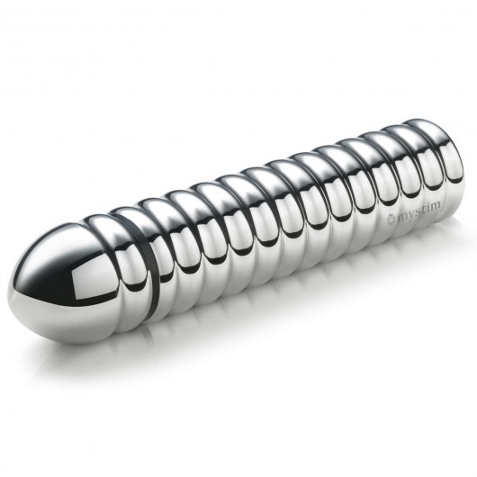 Рельефный фаллос для интенсивного электросекса Groovey George - 20 см. - MyStim - купить с доставкой в Сызрани