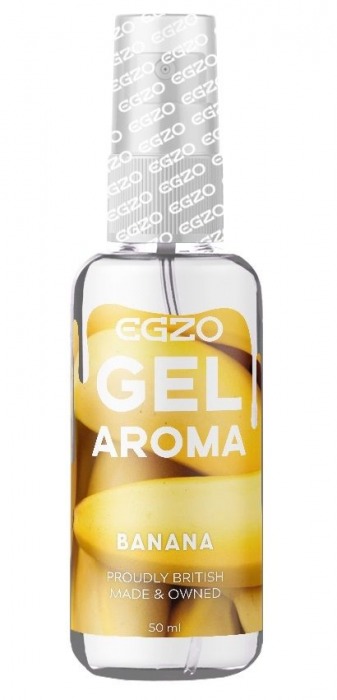 Интимный лубрикант EGZO AROMA с ароматом банана - 50 мл. - EGZO - купить с доставкой в Сызрани