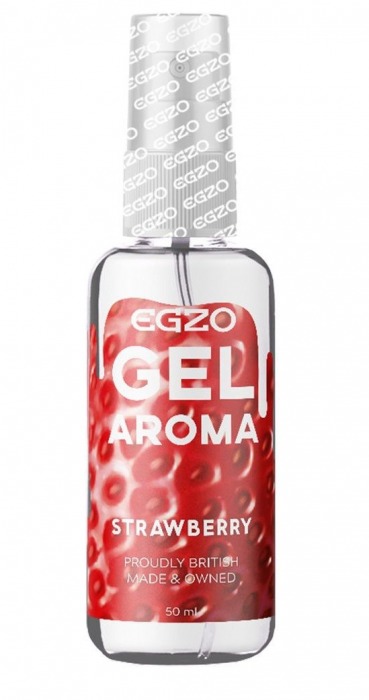 Интимный лубрикант EGZO AROMA с ароматом клубники - 50 мл. - EGZO - купить с доставкой в Сызрани