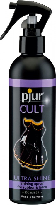 Спрей для ухода за одеждой из латекса pjur CULT Ultra Shine - 250 мл. - Pjur - купить с доставкой в Сызрани