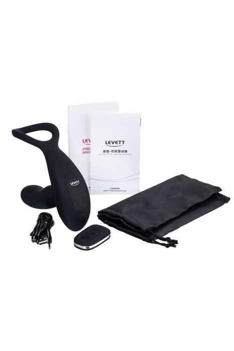 Черный стимулятор простаты Maud с вибрацией - Levett - в Сызрани купить с доставкой