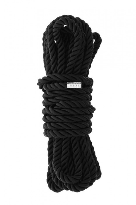 Черная веревка для шибари DELUXE BONDAGE ROPE - 5 м. - Dream Toys - купить с доставкой в Сызрани