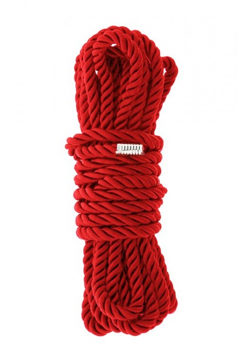 Красная веревка для шибари DELUXE BONDAGE ROPE - 5 м. - Dream Toys - купить с доставкой в Сызрани