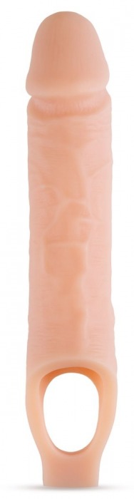 Телесный реалистичный фаллоудлинитель 10 Inch Silicone Cock Sheath Penis Extender - 25,4 см. - Blush Novelties - в Сызрани купить с доставкой