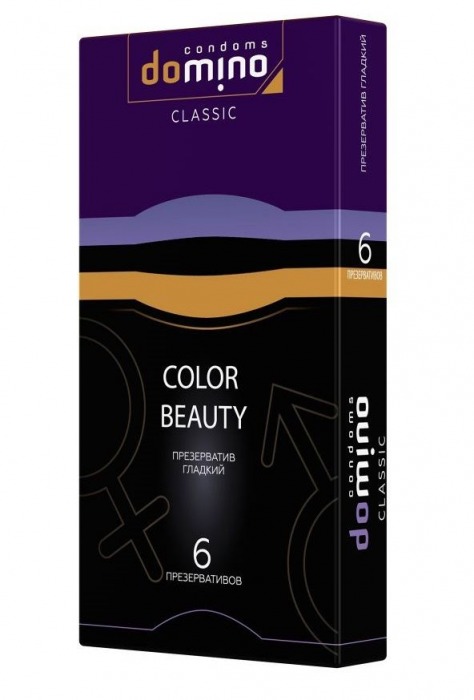 Разноцветные презервативы DOMINO Colour Beauty - 6 шт. - Domino - купить с доставкой в Сызрани