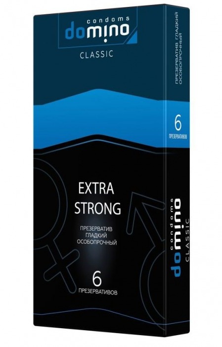 Суперпрочные презервативы DOMINO Extra Strong - 6 шт. - Domino - купить с доставкой в Сызрани