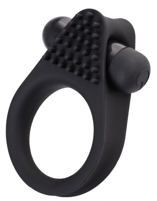 Черное эрекционное виброкольцо Brid с шипиками - A-toys - в Сызрани купить с доставкой