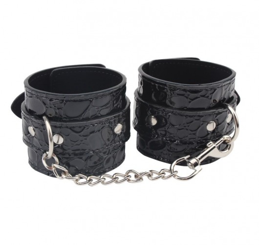 Черные наручники Be good Wrist Cuffs - Chisa - купить с доставкой в Сызрани