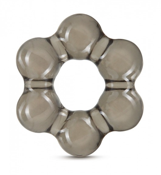 Дымчатое эрекционное кольцо Stay Hard Thick Bead Cock Ring - Blush Novelties - в Сызрани купить с доставкой