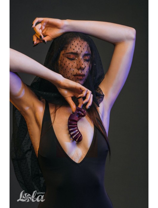 Мужской пояс верности бордового цвета Romello - Lola Games - купить с доставкой в Сызрани