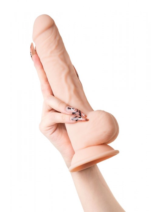 Телесный фаллоимитатор-реалистик Matthew M - 24,5 см. - Toyfa Basic