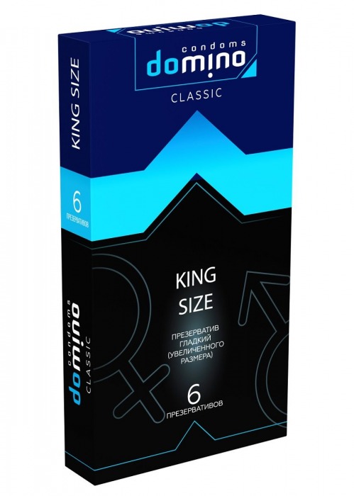 Презервативы увеличенного размера DOMINO Classic King size - 6 шт. - Domino - купить с доставкой в Сызрани