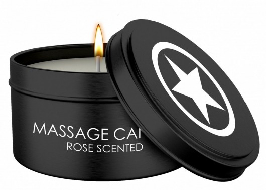 Массажная свеча с ароматом розы Massage Candle - Shots Media BV - купить с доставкой в Сызрани