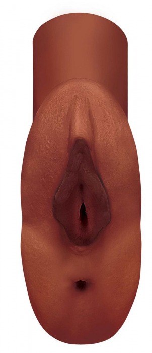 Коричневый мастурбатор Perfect Pussy Double Stroker - Pipedream - в Сызрани купить с доставкой