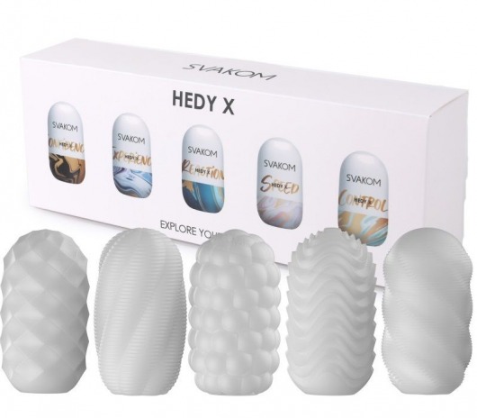 Набор из 5 мастурбаторов Hedy X5 Mixed - Svakom - в Сызрани купить с доставкой