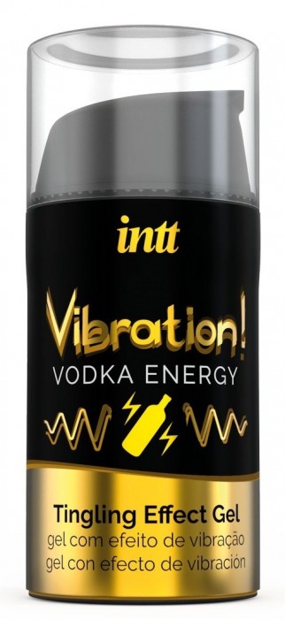 Жидкий интимный гель с эффектом вибрации Vibration! Vodka Energy - 15 мл. - INTT - купить с доставкой в Сызрани