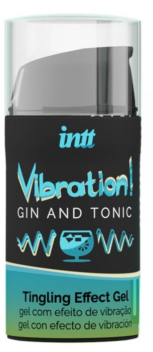 Жидкий интимный гель с эффектом вибрации Vibration! Gin   Tonic - 15 мл. - INTT - купить с доставкой в Сызрани