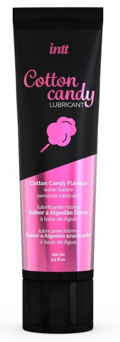 Интимный гель на водной основе Cotton Candy Lubricant - 100 мл. - INTT - купить с доставкой в Сызрани