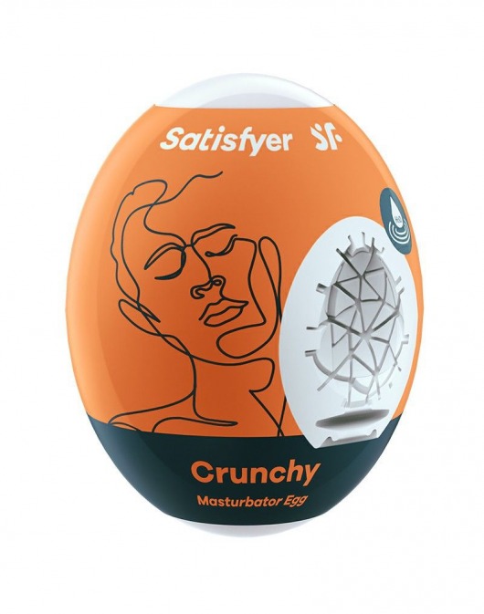 Мастурбатор-яйцо Satisfyer Crunchy Mini Masturbator - Satisfyer - в Сызрани купить с доставкой