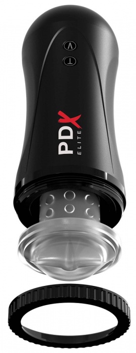 Черный автоматический мастурбатор-ротик Moto Stroker - Pipedream - в Сызрани купить с доставкой