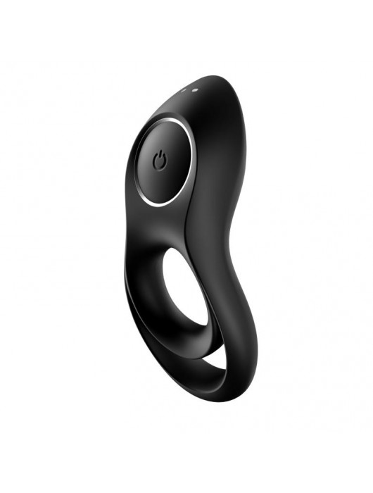 Черное эрекционное виброкольцо Legendary Duo - Satisfyer - в Сызрани купить с доставкой