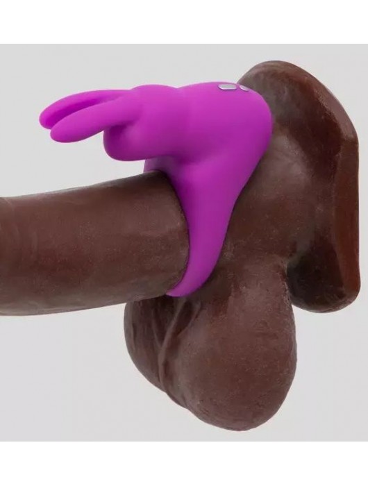 Фиолетовое эрекционное виброкольцо Happy Rabbit Cock Ring Kit - Happy Rabbit - в Сызрани купить с доставкой
