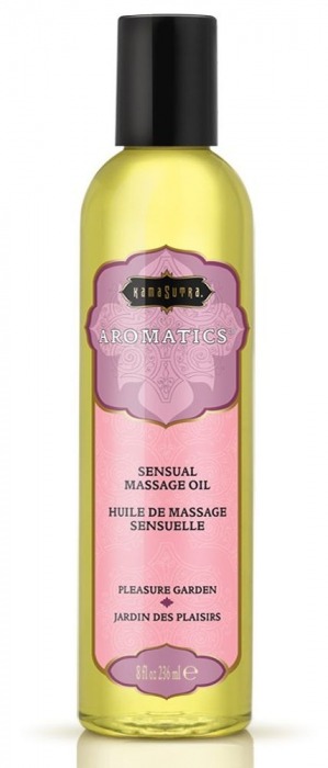 Массажное масло с цветочным ароматом Pleasure Garden - 236 мл. - Kama Sutra - купить с доставкой в Сызрани