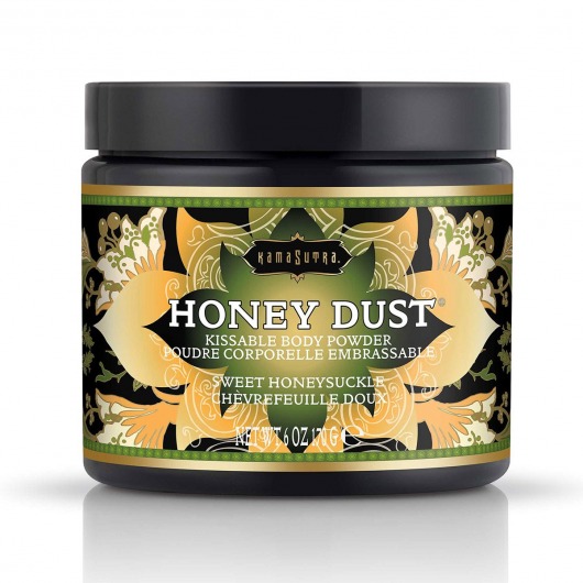 Пудра для тела Honey Dust Body Powder с ароматом жимолости - 170 гр. - Kama Sutra - купить с доставкой в Сызрани