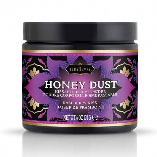 Пудра для тела Honey Dust Body Powder с ароматом малины - 170 гр. - Kama Sutra - купить с доставкой в Сызрани