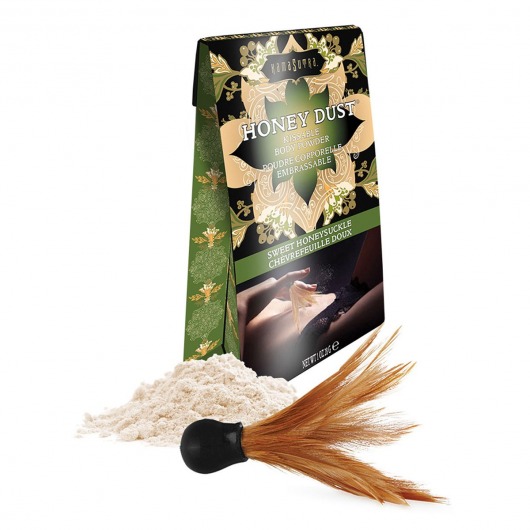 Пудра для тела Honey Dust Body Powder с ароматом жимолости - 28 гр. - Kama Sutra - купить с доставкой в Сызрани