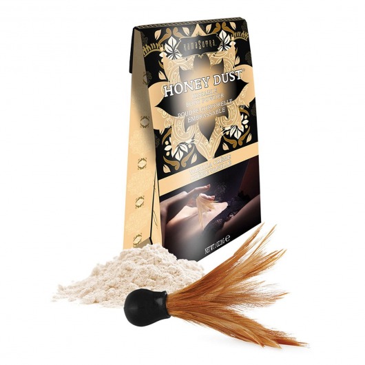 Пудра для тела Honey Dust Body Powder с ароматом ванили - 28 гр. - Kama Sutra - купить с доставкой в Сызрани