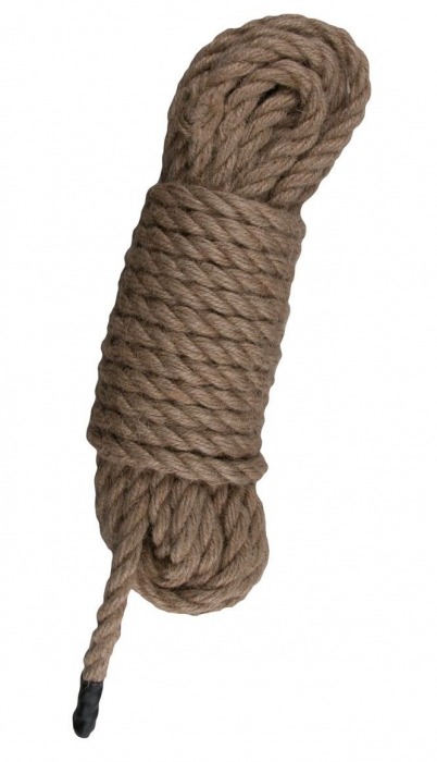 Пеньковая веревка для связывания Hemp Rope - 5 м. - Easy toys - купить с доставкой в Сызрани