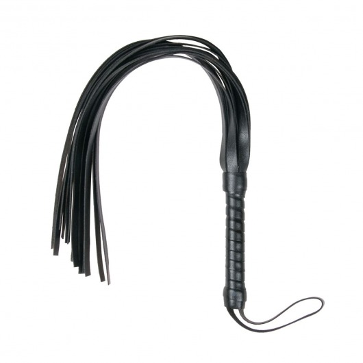 Черный флоггер Flogger Whip - 46 см. - Easy toys - купить с доставкой в Сызрани