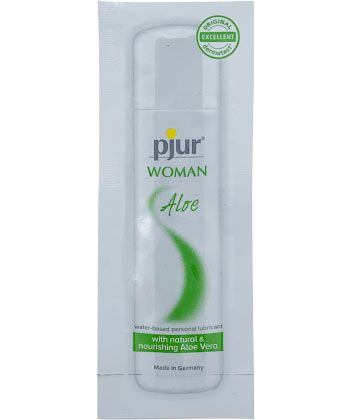 Лубрикант на водной основе pjur WOMAN Aloe - 2 мл. - Pjur - купить с доставкой в Сызрани