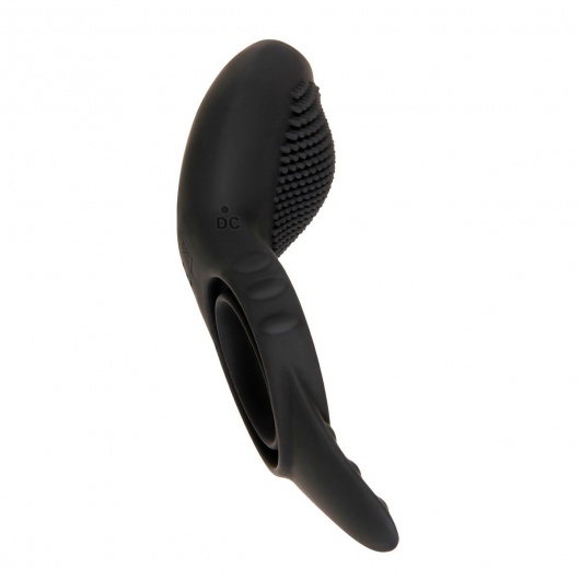 Черное эрекционное кольцо со стимулятором клитора Mr. Flicker - Zero Tolerance - в Сызрани купить с доставкой