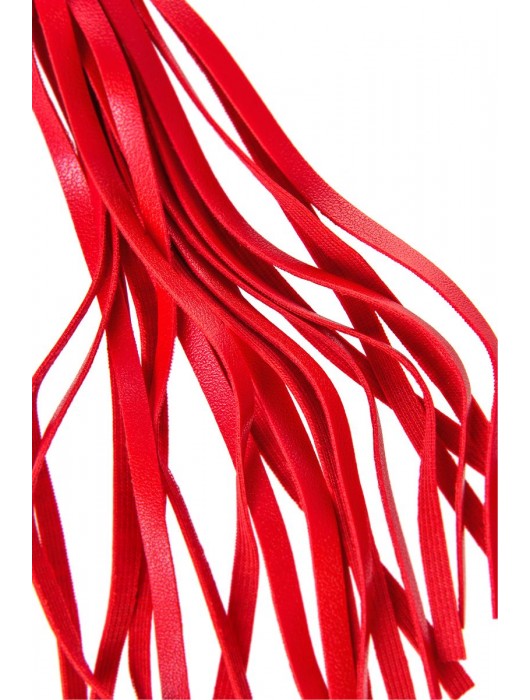 Красно-черный флоггер Anonymo - 28 см. - ToyFa - купить с доставкой в Сызрани