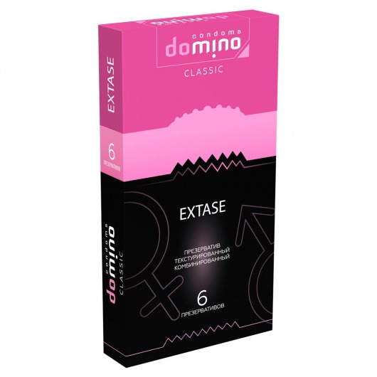 Презервативы с точками и рёбрышками DOMINO Classic Extase - 6 шт. - Domino - купить с доставкой в Сызрани