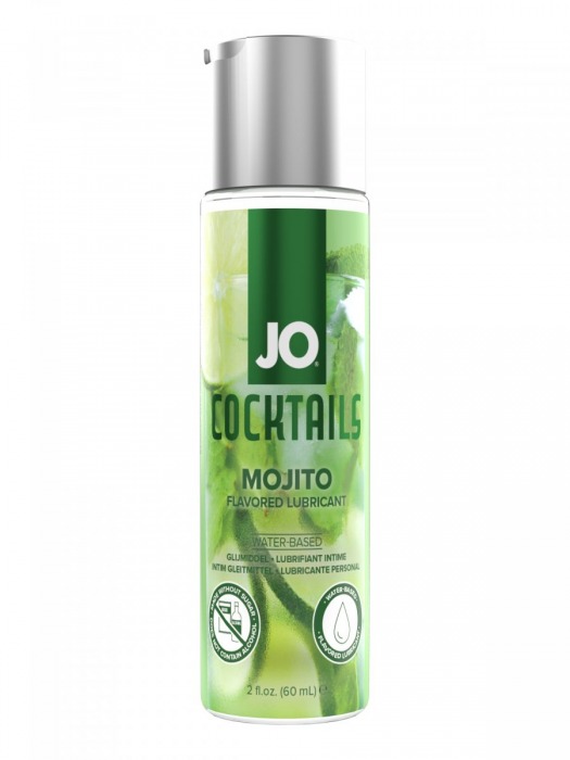 Вкусовой лубрикант на водной основе JO Cocktails Mojito - 60 мл. - System JO - купить с доставкой в Сызрани