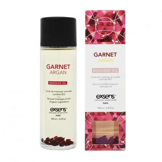 Органическое массажное масло GARNET ARGAN - 100 мл. - Exsens - купить с доставкой в Сызрани