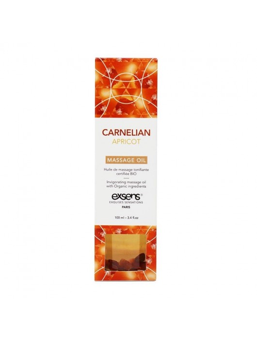 Органическое массажное масло CARNELIAN APRICOT - 100 мл. - Exsens - купить с доставкой в Сызрани