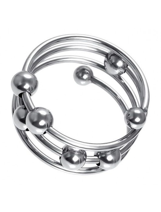 Большое металлическое кольцо под головку пениса - ToyFa - купить с доставкой в Сызрани